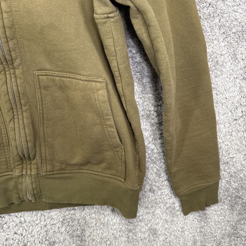 Flint And Tinder The 10 Year Hoodie Full Zip Large Olive Green Made In USA - Picture 5 of 10